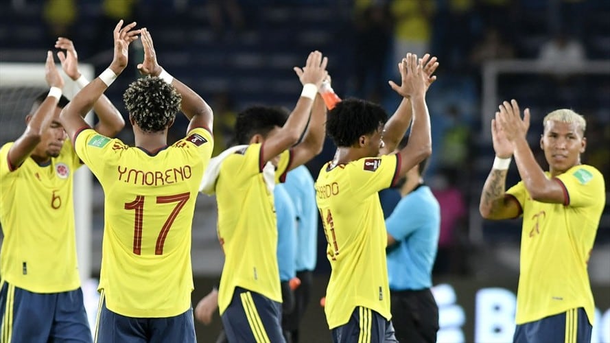 La Selección Colombia se impuso ante Chile en el estadio Metropolitano de Barranquilla . Foto: Getty Images /  Gabriel Aponte / Fotógrafo autónomo