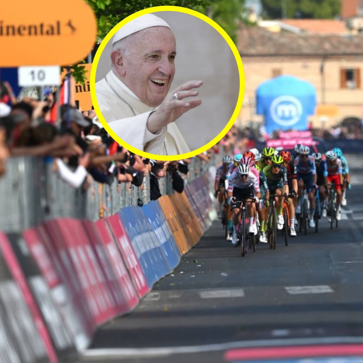 Última etapa del Giro de Italia pasará por el Vaticano en honor al papa Francisco