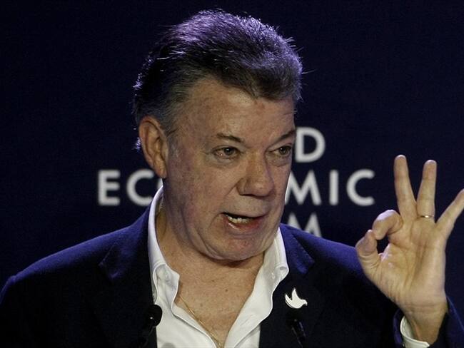Juan Manuel Santos, presidente de la República. Foto: Agencia EFE