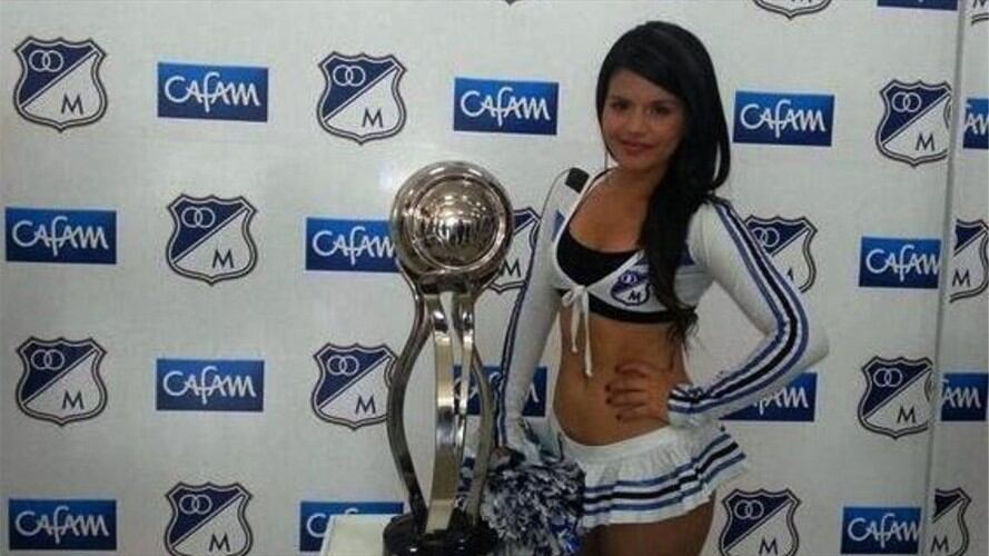 Luisa Fernanda Ovalle quien era reconocida por ser porrista de Millonarios, fue atacada con arma blanca cuando estaba llegando a su casa en el año 2013. Foto: Colprensa