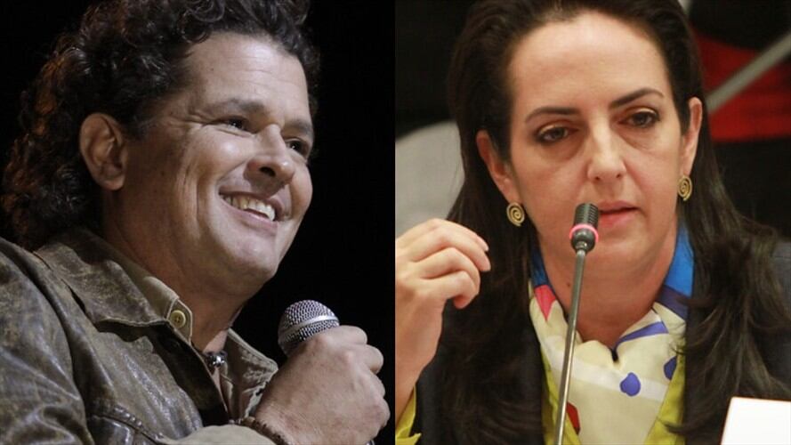 El artista y la senadora se enfrentaron en redes sociales el pasado 14 de noviembre.. Foto: Colprensa