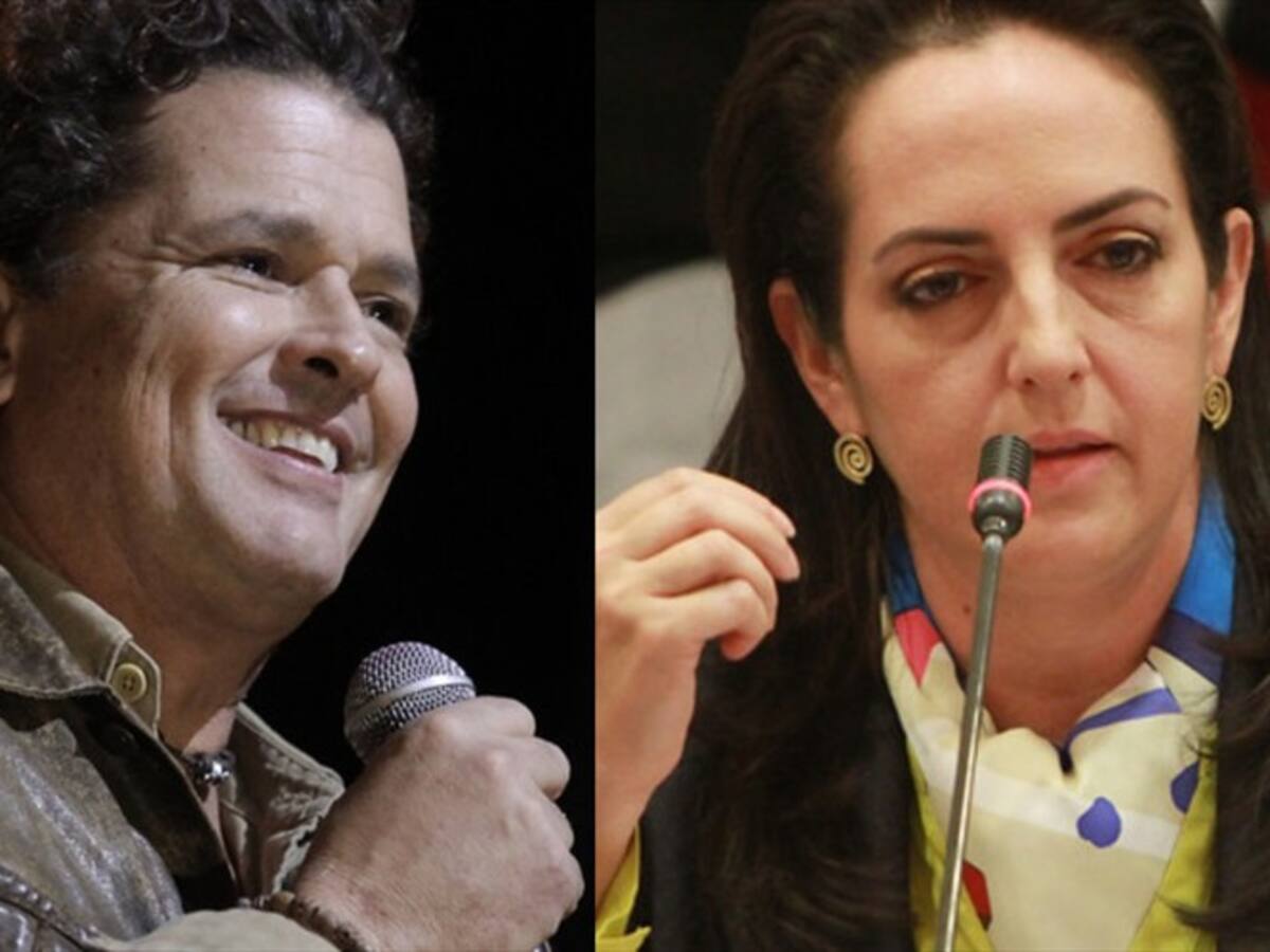 La dura crítica de María Fernanda Cabal a Carlos Vives por marcha del 21 de noviembre