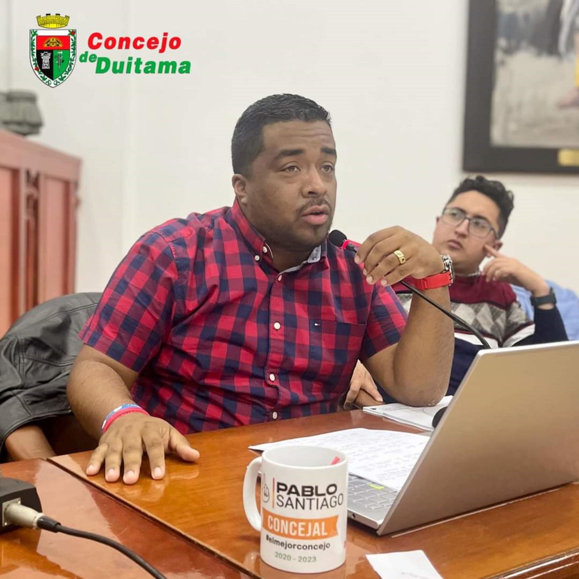 Pablo Andrés Santiago Berdugo exconcejal de Duitama / Foto: Concejo de Duitama