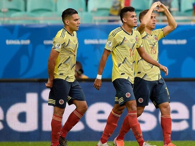 Gustavo Cuellar el encargado de anotar el único gol de Colombia frente a Paraguay. Foto: @CopaAmérica/ Twitter