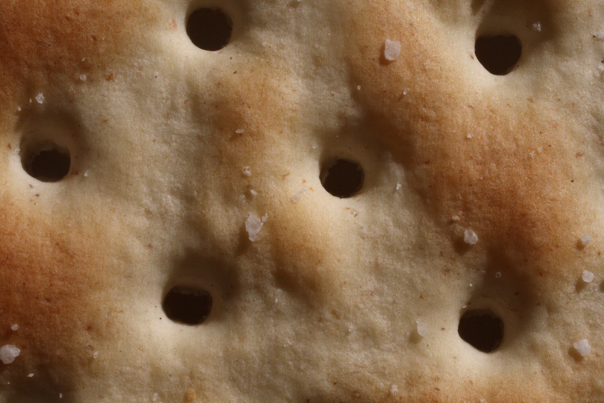 ¿Por qué las galletas saladas tienen agujeros?. Foto: GettyImages