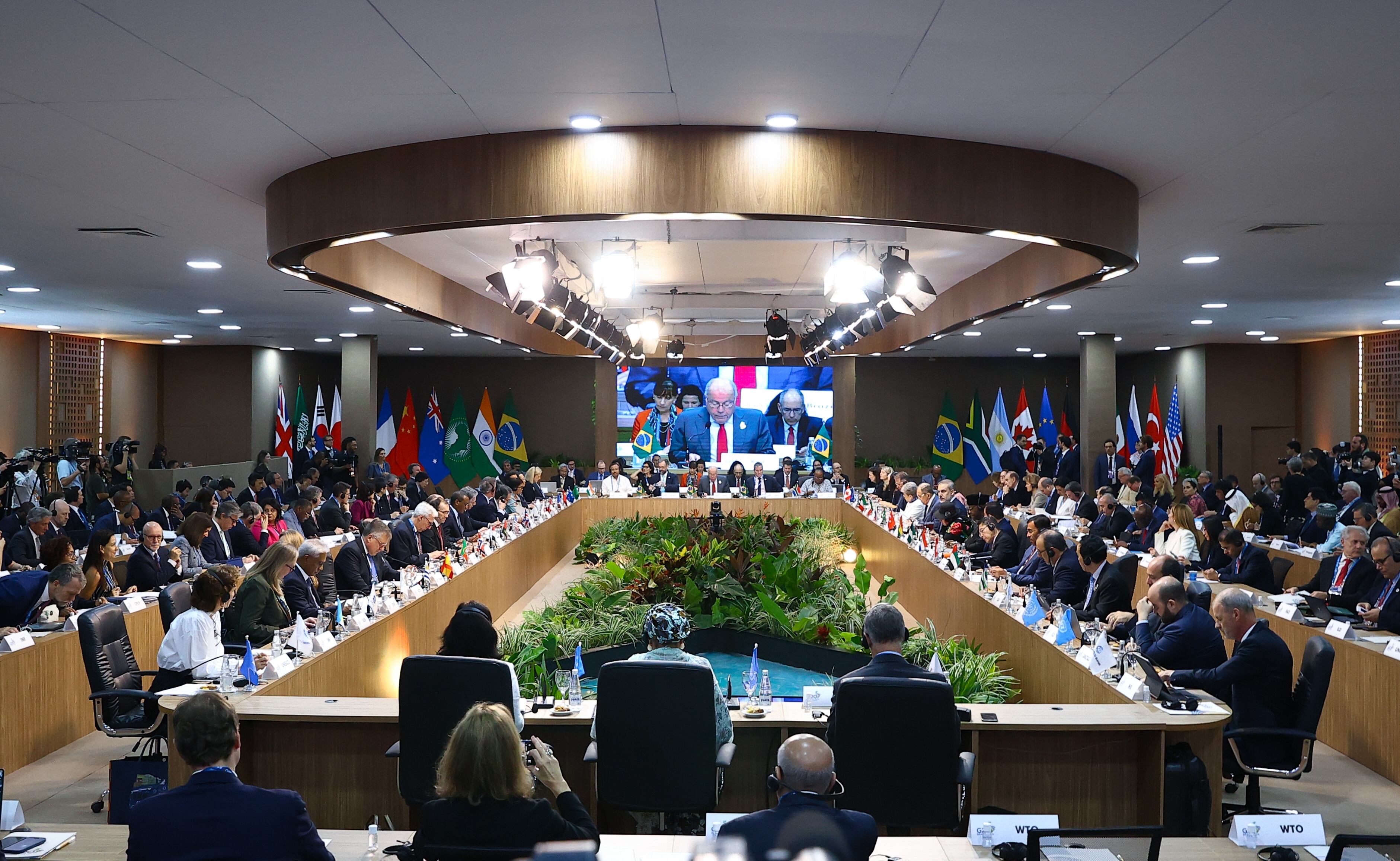 Reunión G20. (Foto: Cancillería de Rusia/Anadolu via Getty Images)