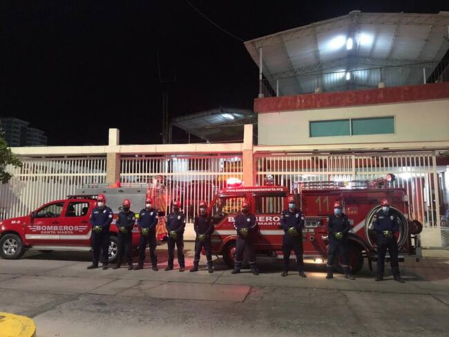 Cuerpo de Bomberos de Santa Marta/ Archivo Bomberos Santa Marta