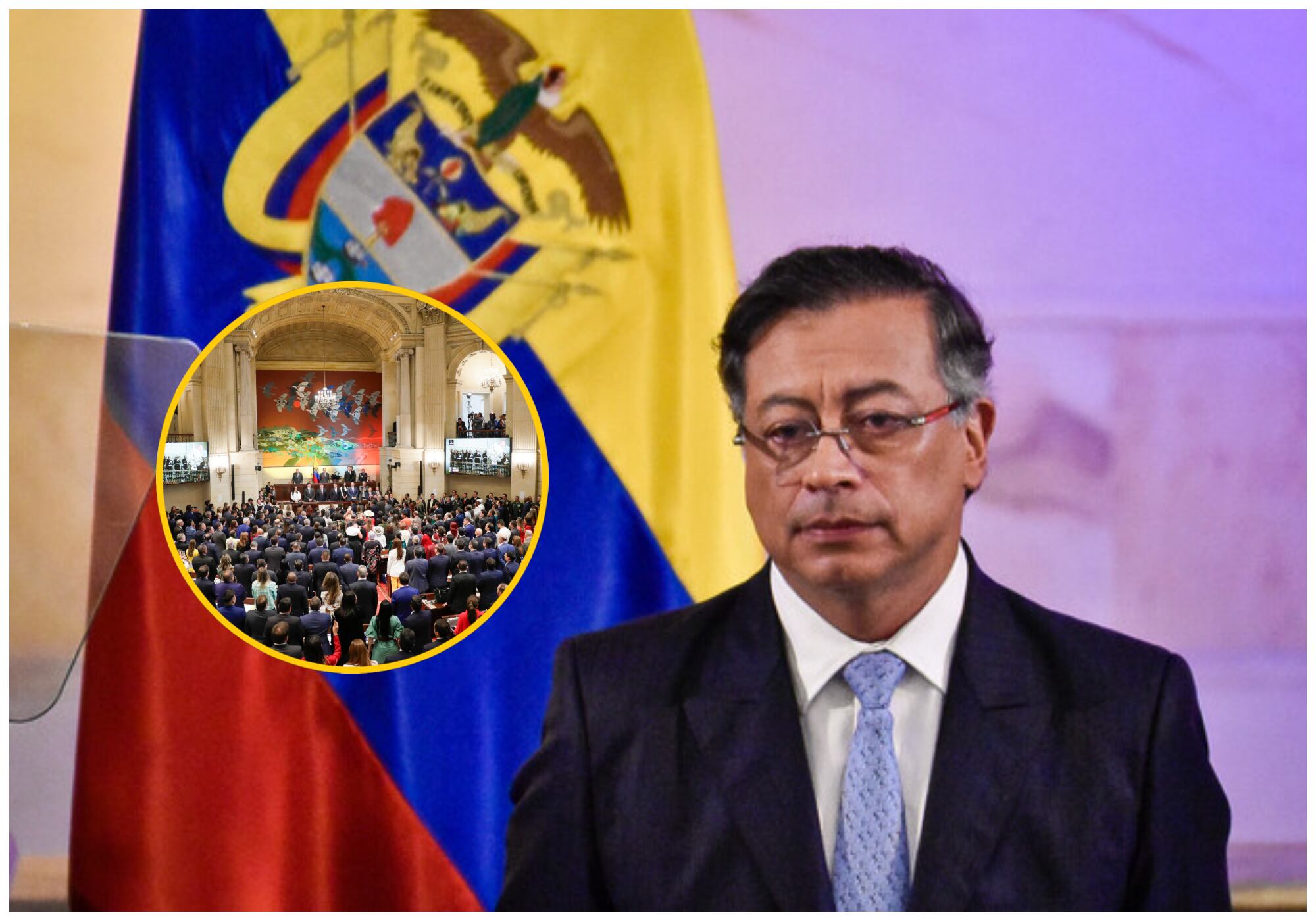 A tres años del Gobierno Petro, arranca el último chance para sus proyectos en el Congreso. Foto: Colprensa/ EFE.