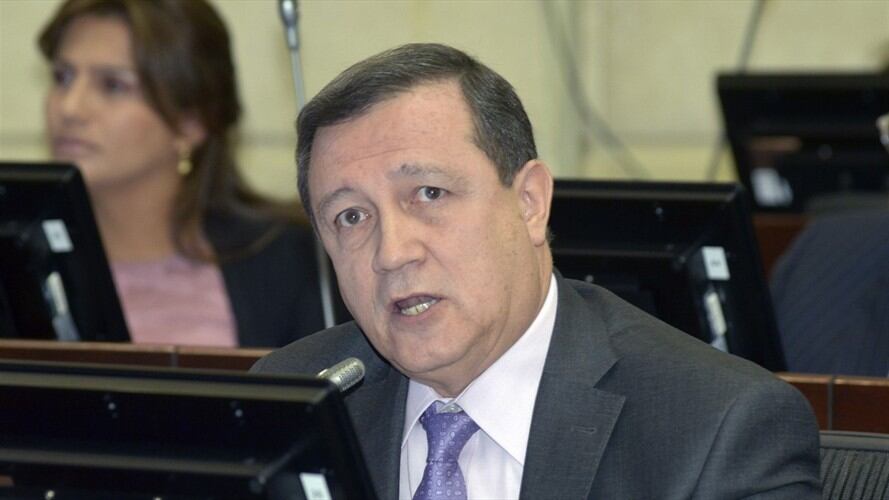 Ernesto Macías, representante del Centro Democrático, logró la presidencia del Senado con 81 votos. Foto: Getty Images