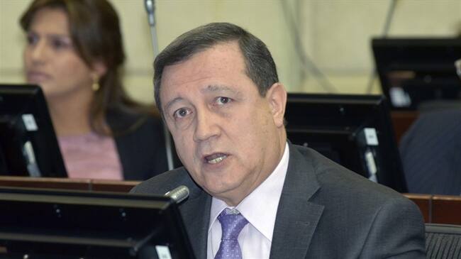 Ernesto Macías, representante del Centro Democrático, logró la presidencia del Senado con 81 votos. Foto: Getty Images