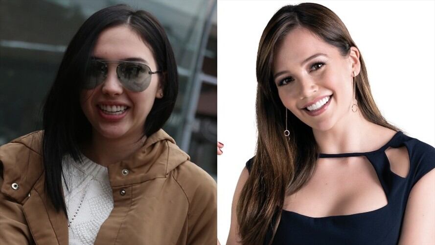 Aida Victoria Merlano habló de su beso con Lina Tejeiro. Fotos: Colprensa/Álvaro Tavera/Canal RCN