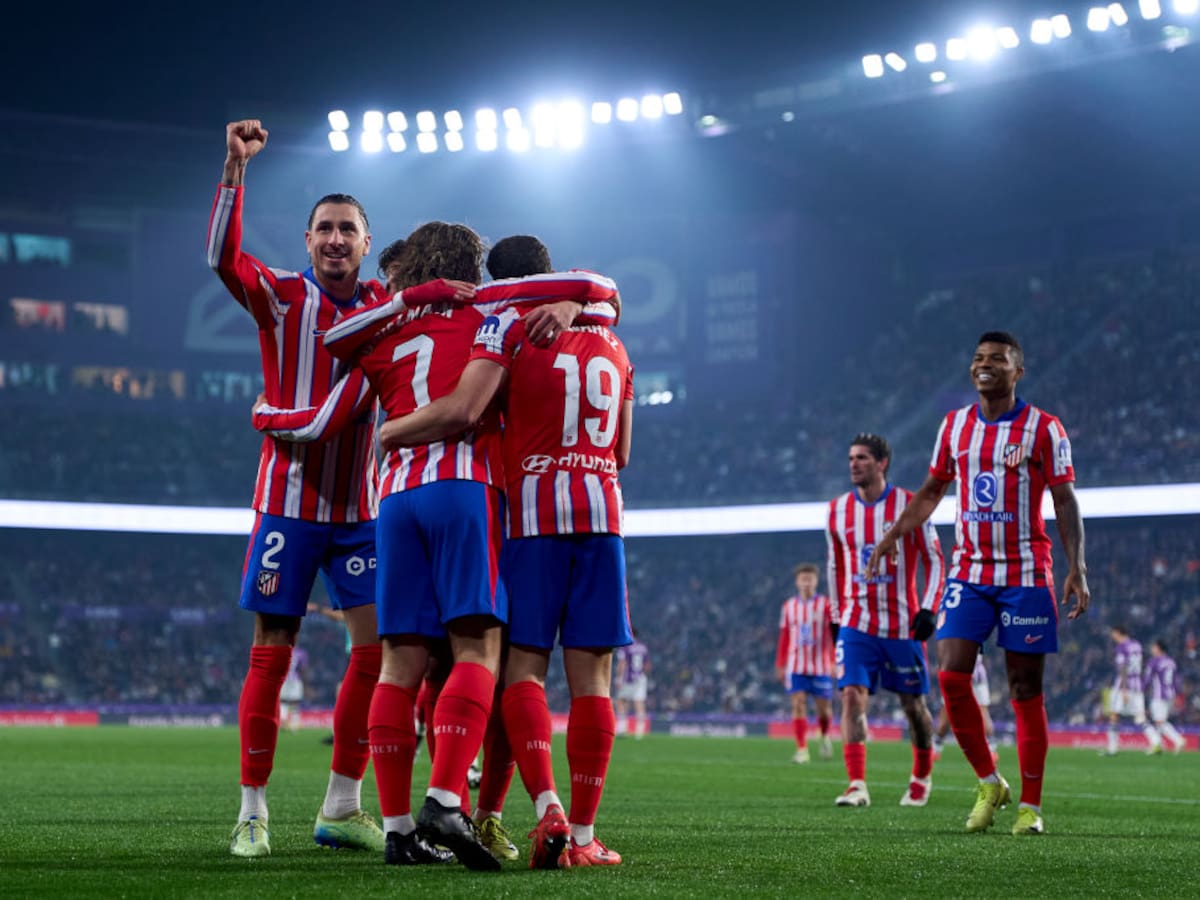Lluvia de goles del Atlético Madrid contra el Valladolid: lo derrotó 5-0
