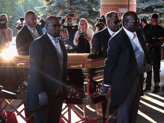 "Aretha siempre vivirá", así hablaron los asistentes al funeral de la reina del soul