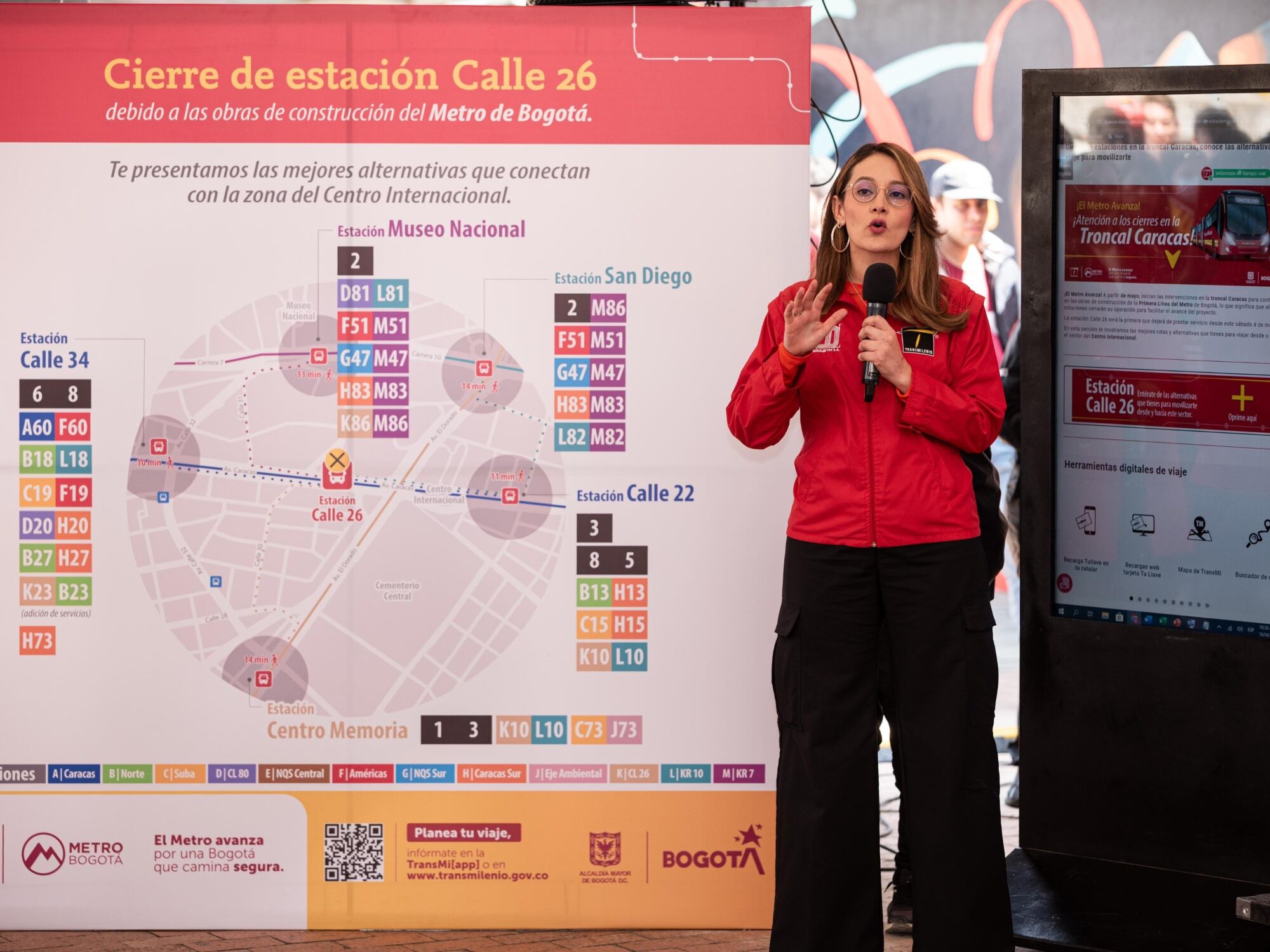 María Fernanda Ortiz, gerente de TransMilenio