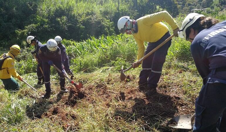 Foto: Con la ayuda de drones, los bomberos de Caldas previenen incendios