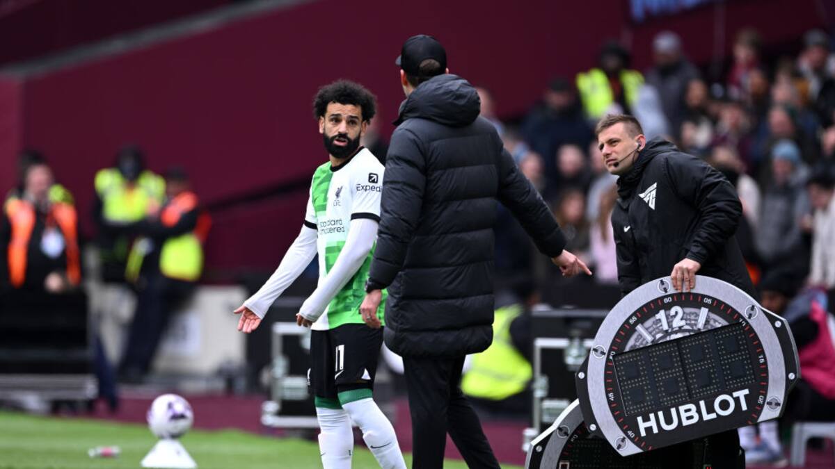 Video: ¿Ambiente tenso? Salah y Klopp protagonizaron discusión en West Ham vs. Liverpool