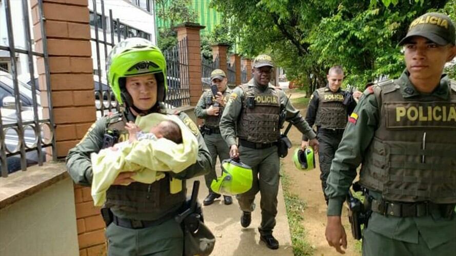 Foto compartida por la policía . Foto: Cortesía