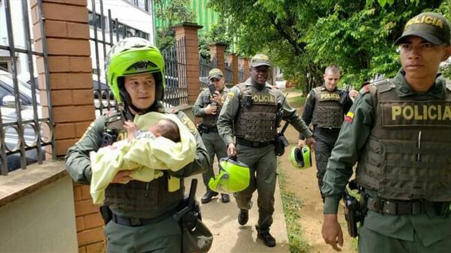 Foto compartida por la policía . Foto: Cortesía