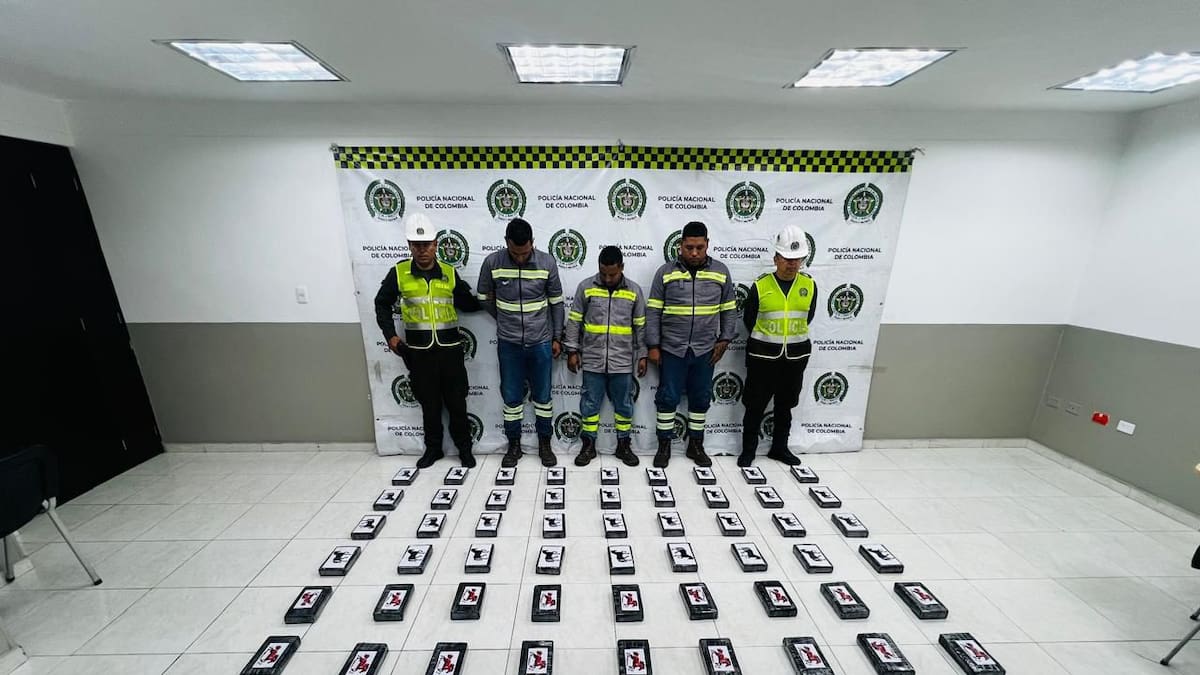 Incautan 54 kilogramos de cocaína en el Puerto de Santa Marta