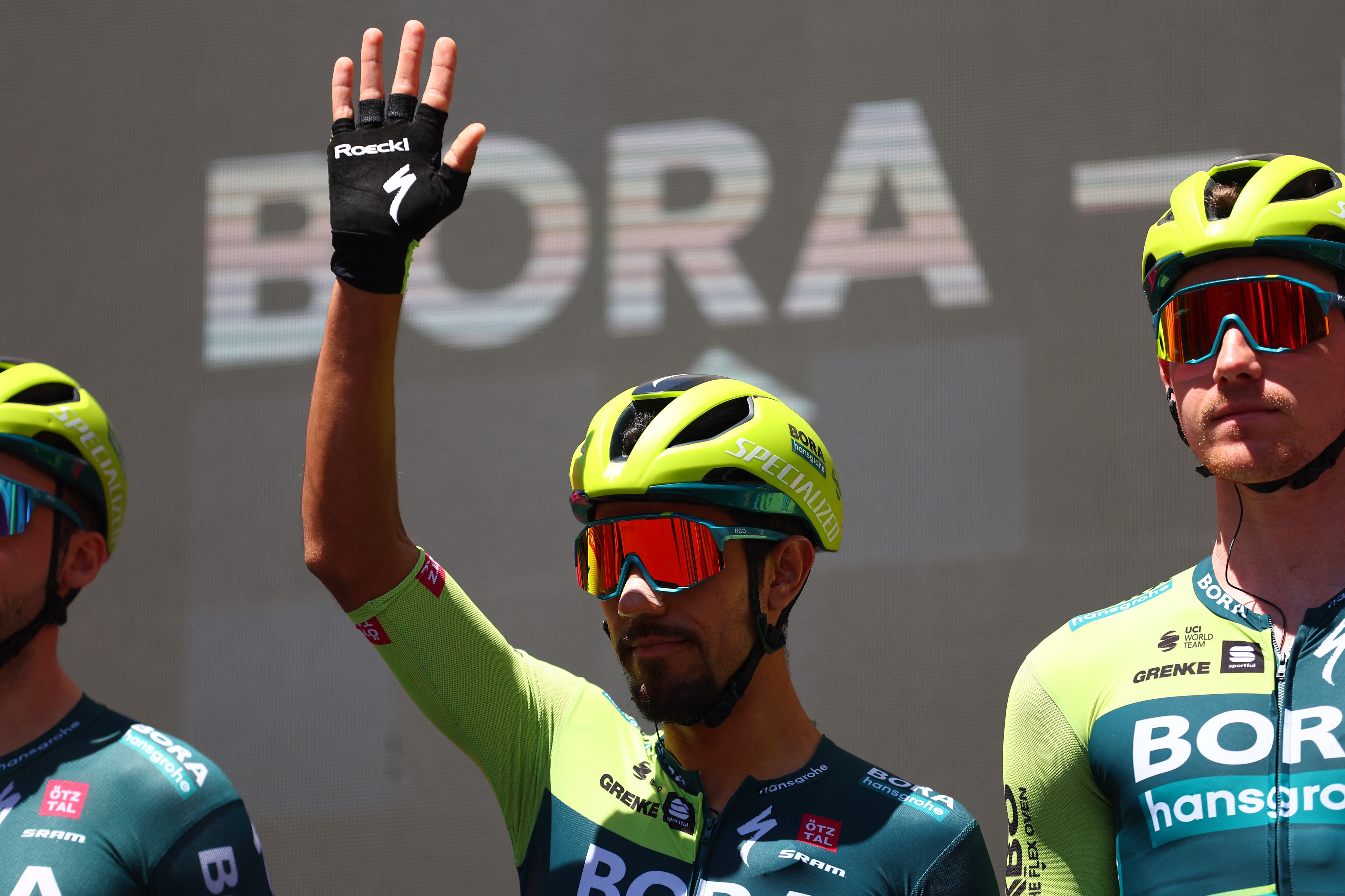 Daniel Felipe Martínez, el mejor colombiano en el Giro de Italia. (Photo by LUCA BETTINI/AFP via Getty Images)