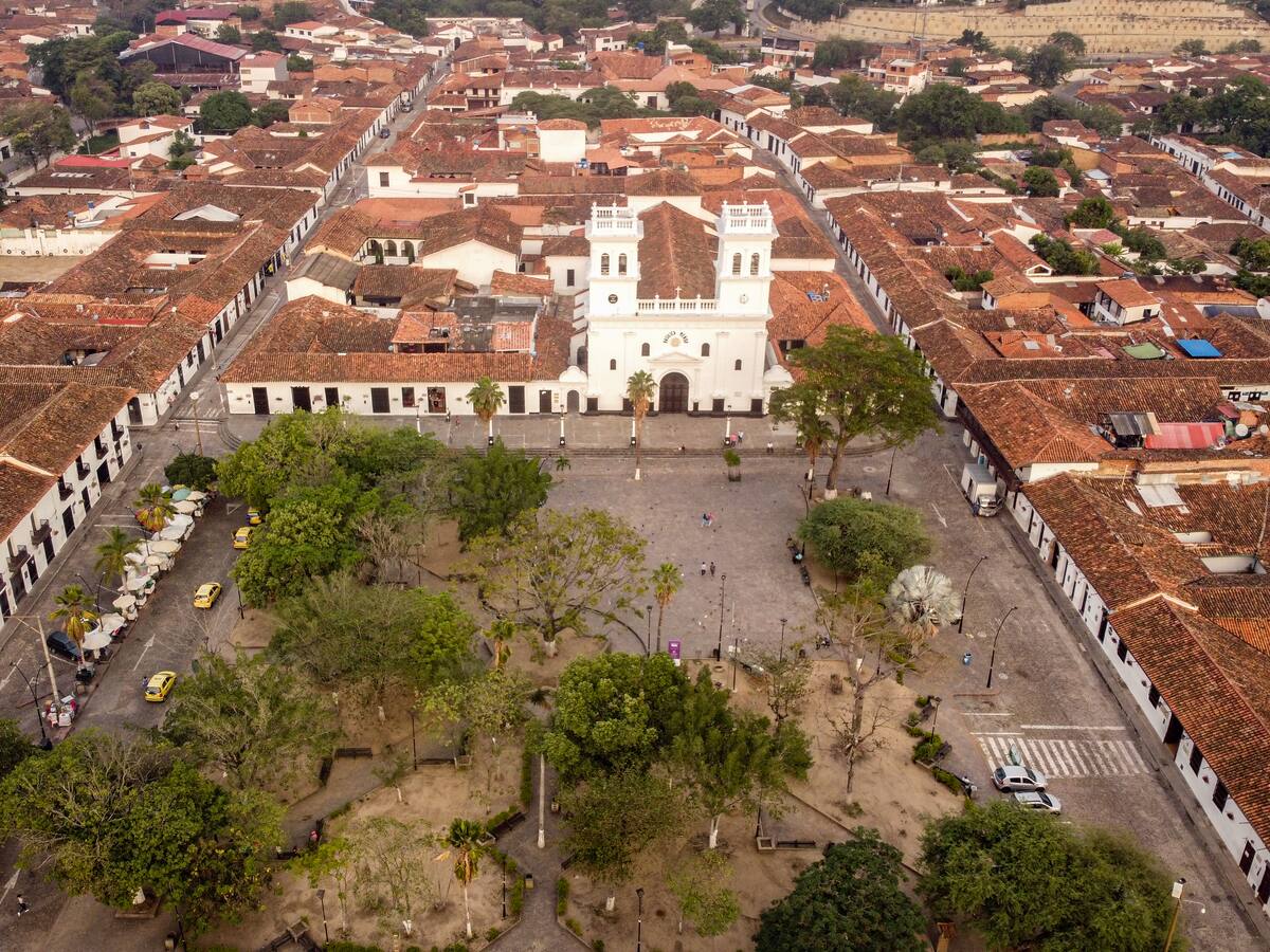 Parque principal de Girón, Santander, será entregado antes de Semana Santa