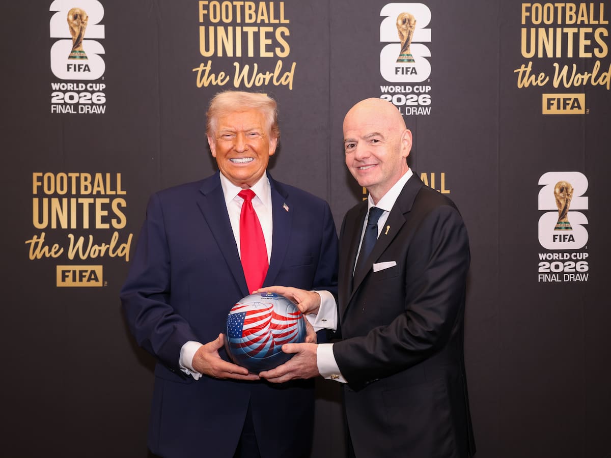 Trump sugirió cambiar el nombre al fútbol americano durante el sorteo del Mundial