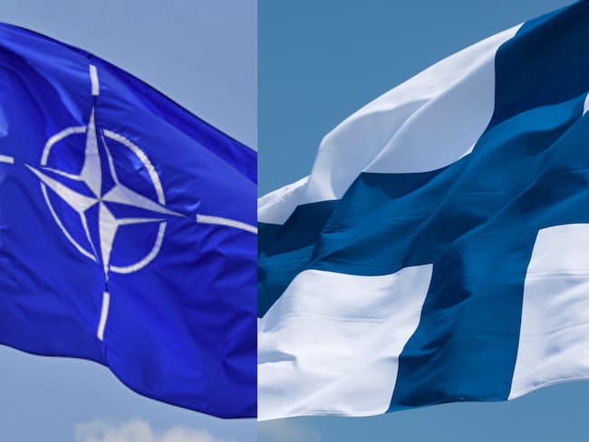 Banderas de OTAN y Finlandia | Fotos: GettyImages