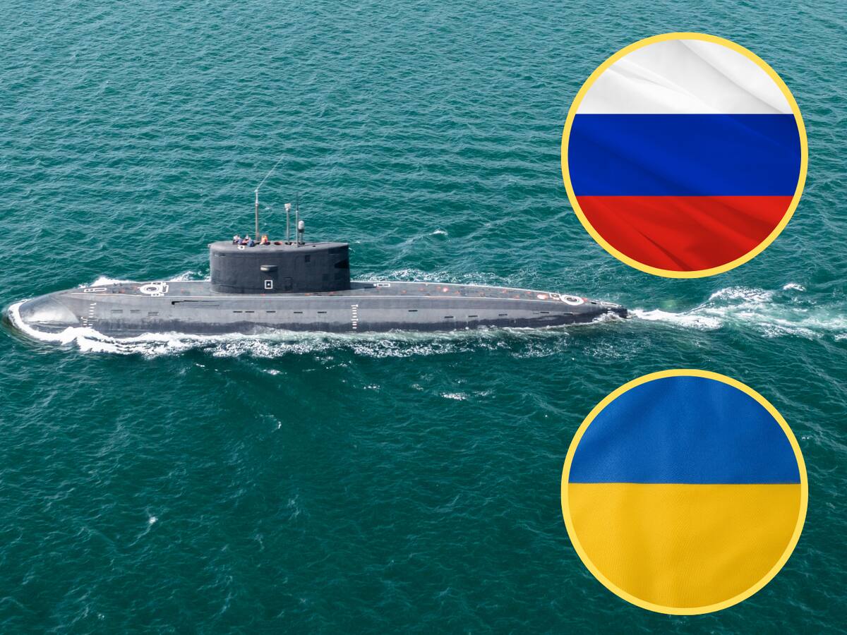 Ucrania golpeó un submarino ruso por primera vez desde el inicio de la guerra