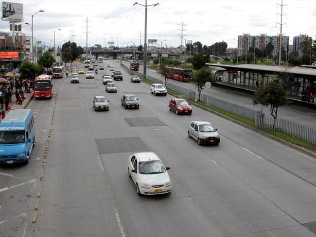 Autopista Norte. Foto: Colprensa - José Herchel Ruiz