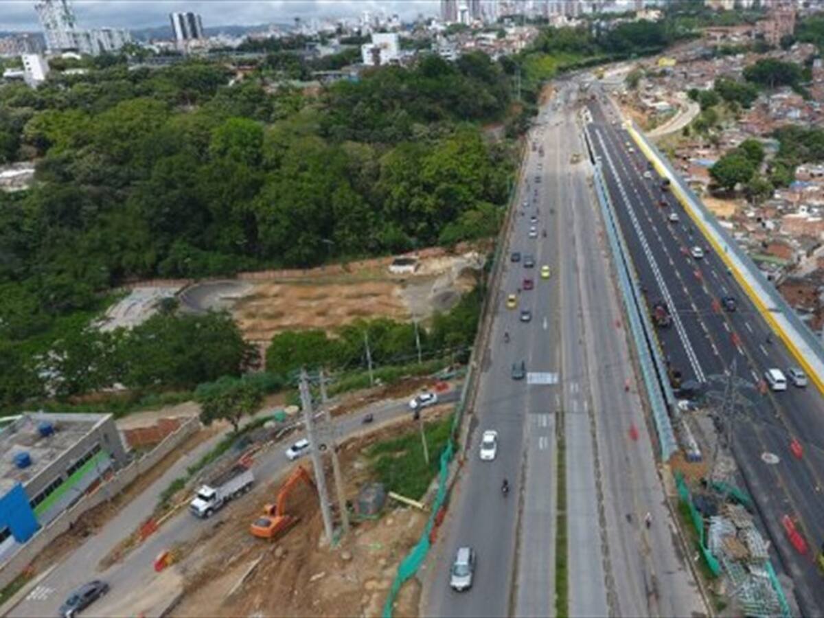 Finalizará el 2018 y el tercer carril de Bucaramanga no estaría listo