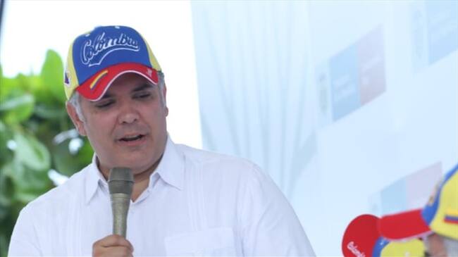 Duque defiende ley de financiamiento. Foto: La Wcon Julio Sánchez Cristo