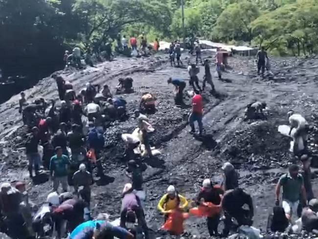 La Policía adelanta intervención en el occidente de Boyacá. Foto: La W.