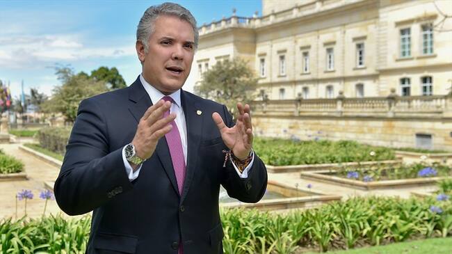Iván Duque, presidente de Colombia. Foto: Colprensa