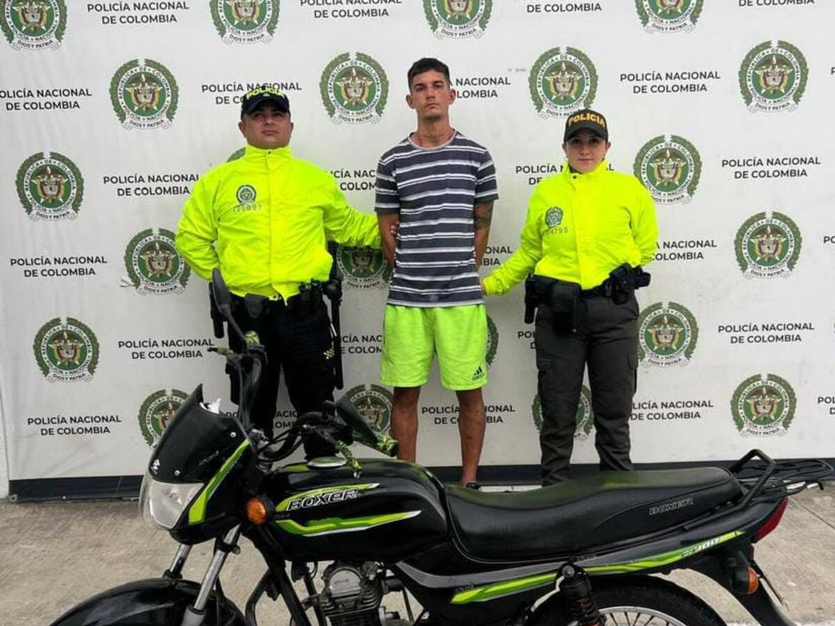 Le dieron libertad y 30 minutos después fue capturado robando una moto