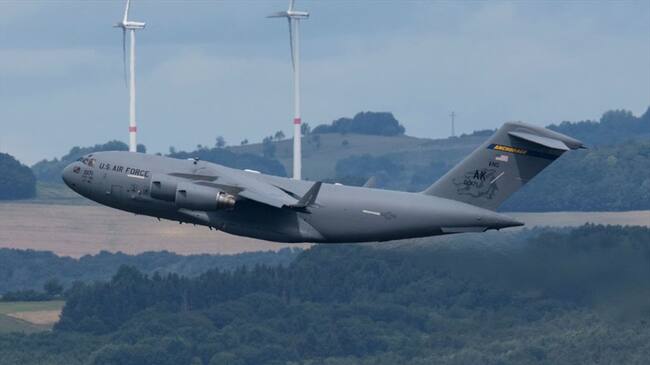 Esto durante una "misión de entrenamiento de rutina" con un piloto a bordo.. Foto: Getty Images