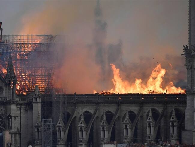 Merkel: Notre Dame es &quot;un símbolo de Francia y de nuestra cultura europea&quot;. Foto: Agencia EFE