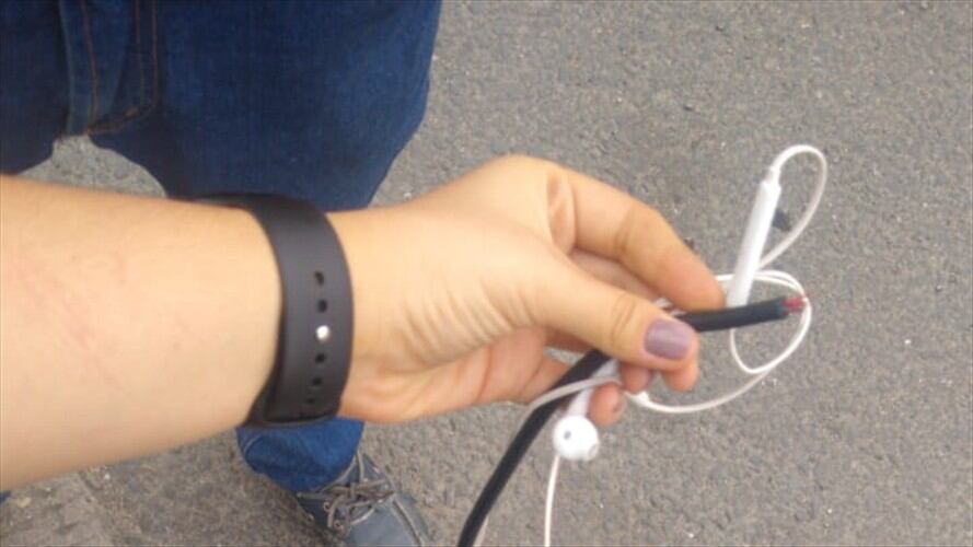 Queman equipos periodísticos a reportera en Cali. Foto: Erika Rebolledo