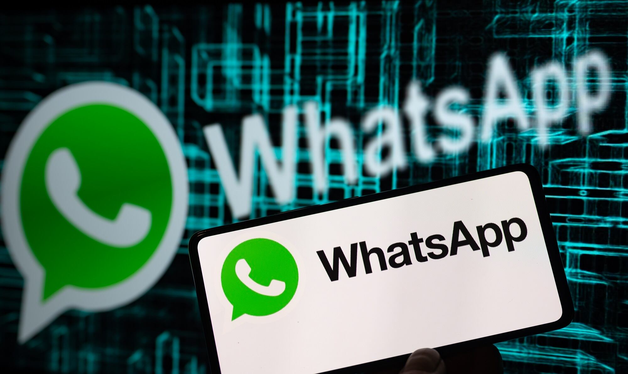 WhatsApp. (Photo illustration by Jonathan Raa/NurPhoto via Getty Images)