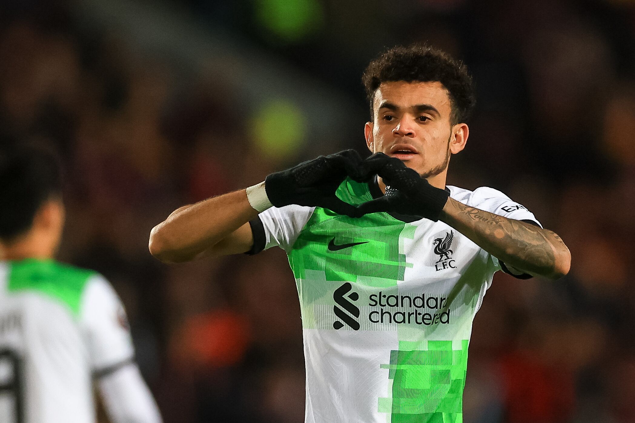 Luis Diaz jugador del Liverpool. Foto: EFE/EPA/MARTIN DIVISEK