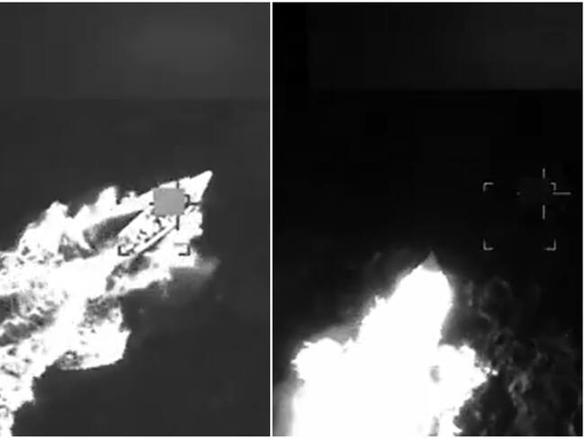 EE.UU. atacó otro buque supuestamente del narcotráfico y sumó 69 personas asesinadas. Foto: tomada del perfil de X @SecWar