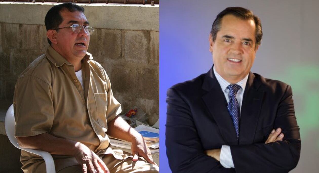 Luis Alfredo Garavito y Rafael Poveda. Foto: Colprensa y Twitter @RafaPovedaM.