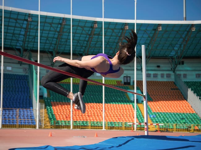Jennifer Larissa Rodríguez, deportista del salto alto