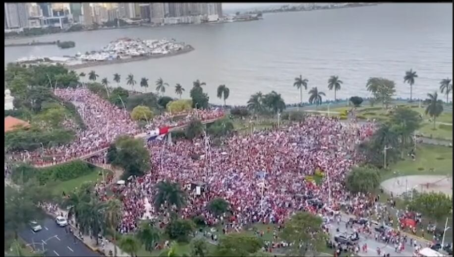 Protestas en Panamá. Foto: Proporcionada por Juan Pablo Pérez