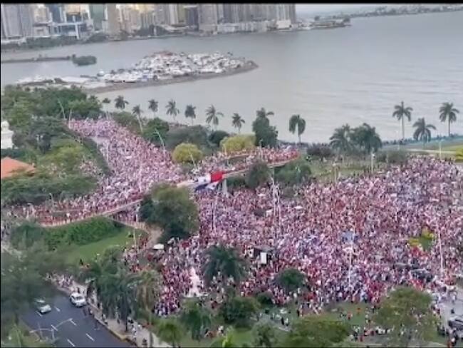 Protestas en Panamá. Foto: Proporcionada por Juan Pablo Pérez