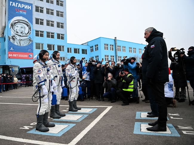 Central de Roscosmos. Foto de  KIRILL KUDRYAVTSEV/POOL/AFP via Getty Images