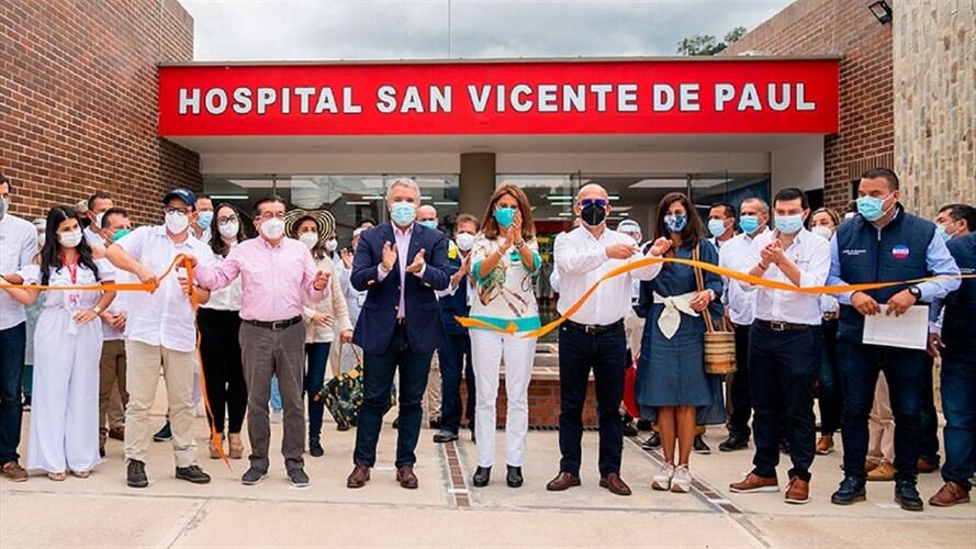 Gobierno Nacional entregó el nuevo Hospital San Vicente de Paúl del municipio de Gramalote. Foto: Cortesía