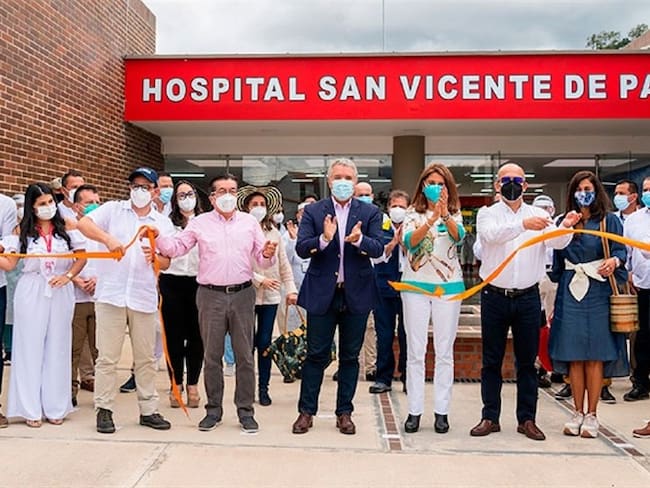 Gobierno Nacional entregó el nuevo Hospital San Vicente de Paúl del municipio de Gramalote. Foto: Cortesía