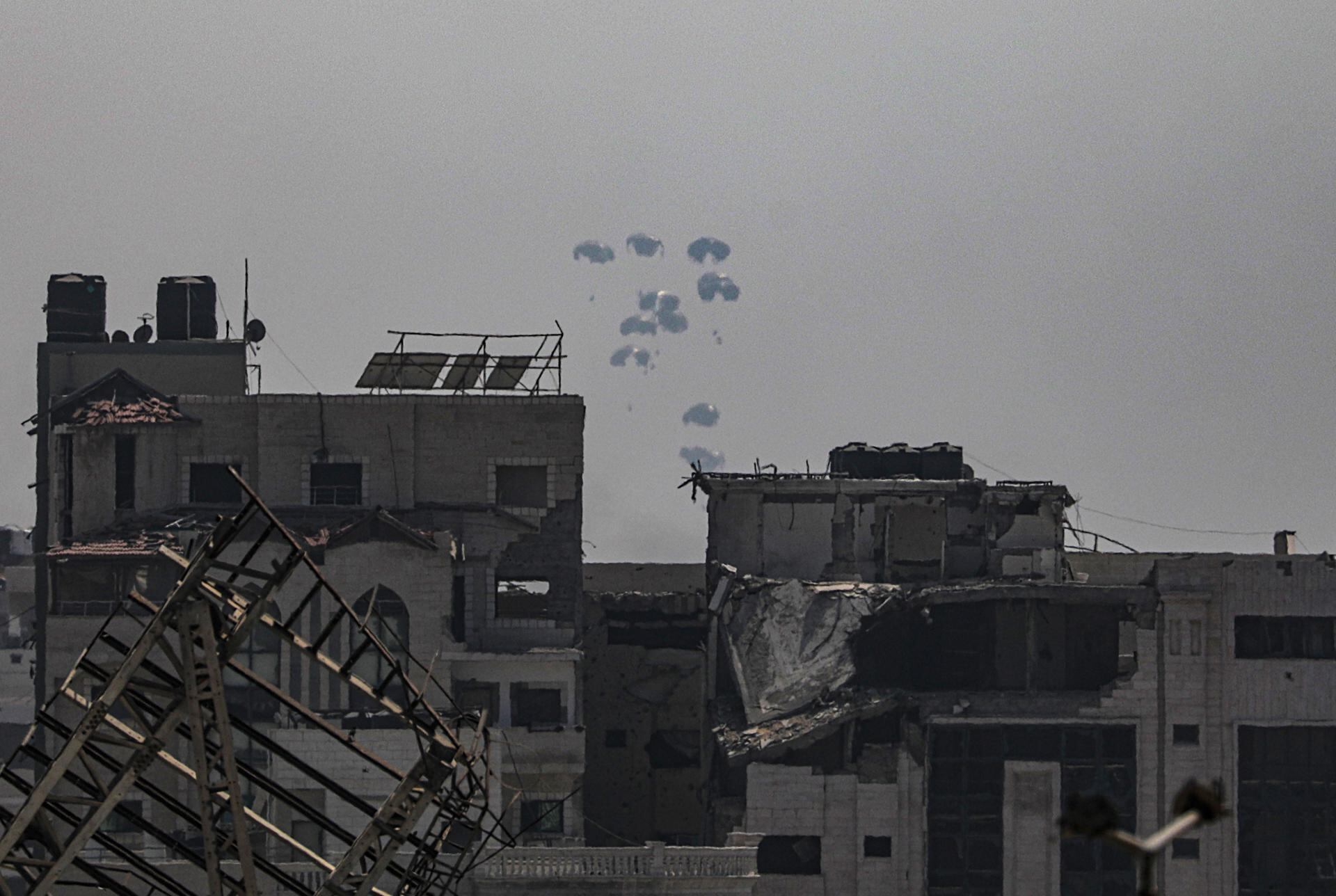 232 periodistas han muerto en Gaza por fuego israelí. EFE/EPA/MOHAMMED SABER