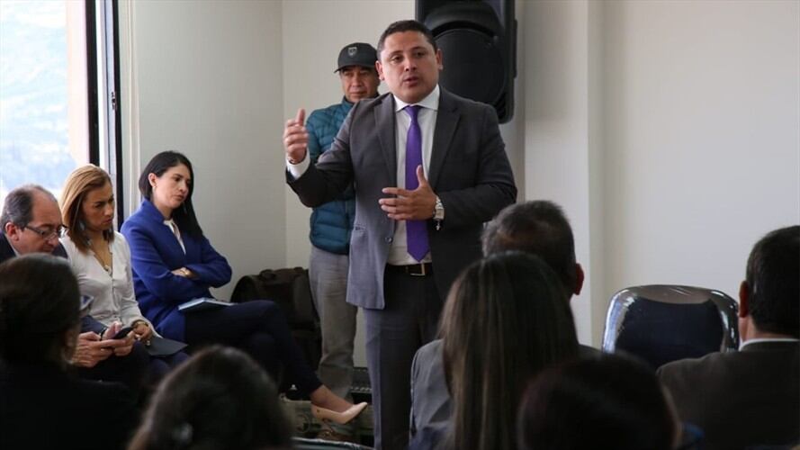 Alcalde Alejandro Fúneme. Foto: Alcaldía de Tunja.