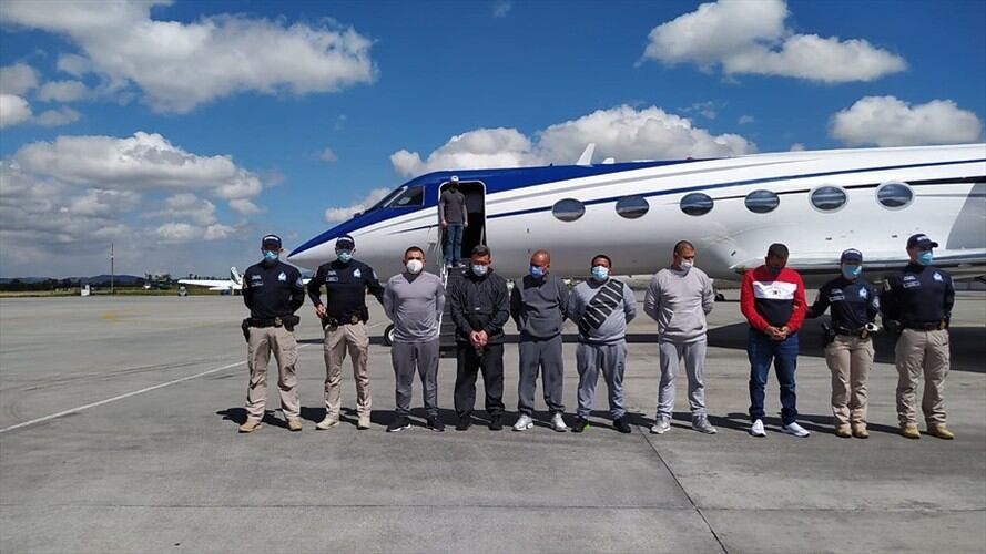Extraditan a seis narcotraficantes a Estados Unidos. Foto: Colprensa